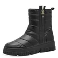 Produktbild: s.Oliver Damen Winterstiefel ohne Absatz Gefüttert Vegan, Schwarz (Black), 39 EU