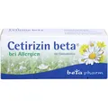 Produktbild: CETIRIZIN beta Filmtabletten 60 St