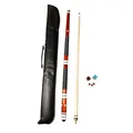 Produktbild: John West Billard Queue Set mit Tasche, Kreide, Ersatzleder und Trimmer