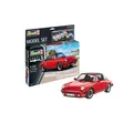 Produktbild: Revell Modellbausatz Porsche 911 Carrera 3.2 Targa I Maßstab 1:24 I Unlackiert I Detailreiche Nachbildung des G-Models I Ideal für Porsche-Fans und Modellbauer