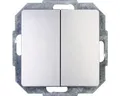 Produktbild: Kopp 650320082 Doppelwechselschalter Paris silber