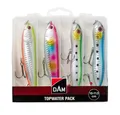 Produktbild: DAM Fishing Kunstköder Topwater Pack Box 10-11,5cm 4 Top Oberflächenköder Topwaterbait, (Spar-Set), Rasselgeräusche