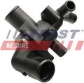 Produktbild: FAST Thermostatgehäuse Kühlmittelreglergehäuse FT58195 für FORD Transit Mk6 Kasten (V347, V348, FA) Transit Mk7 Kastenwagen (V363, FCD, FDD)