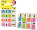 Produktbild: 3M Post-it Index Haftstreifen, 11,9 x 43,2 mm, 4 x 35 Marker im praktischen 4er-Einzelspender, 3 + 1 GRATIS - 1 Stück (L1311)
