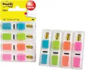 Produktbild: Haftstreifen Post-it Index Mini 119x432mm 3x35 Limonengrün Orange Pink Türkis
