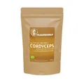 Produktbild: Cordyceps Vitalpilz Pulver BIO (200g) aus den Bergen Sloweniens EU Herstellung