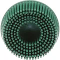 Produktbild: 3M 048011-18730 3M-18730 Roloc-Borstenscheibe, Güteklasse 50, Größe 2, Grün