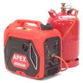 Produktbild: Apex Stromerzeuger Gas u. Benzin Generator Stromerzeuger 2000 LPG 06291, (1-tlg)