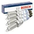Produktbild: 4x BOSCH Zündkerzen für VW Golf IV Schrägheck (1J1) POLO (9N) POLO (6N2) 0