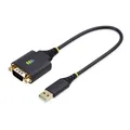 Produktbild: USB-Kabel Startech 1P1FFC-USB-SERIAL Schwarz 30 cm