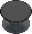 Produktbild: PopSockets: PopGrip Basic - Ausziehbarer Sockel und Griff für Smartphones und Tablets [Top Nicht Austauschbar] - Schwarz