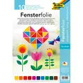 Produktbild: folia Fensterfolie mehrfarbig, 10 Blatt