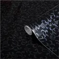 Produktbild: d-c-fix Möbel-Klebefolie Sonja Black, 45 cm x 1,5 m - abwaschbare und selbstklebende Deko-Folie für Küche, Schrank, Tisch & Fensterbank - modern & nachhaltig