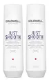 Produktbild: 2er Goldwell Dualsenses Just Smooth Bändigungs Shampoo 250 ml