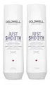 Produktbild: 2x Goldwell Dualsenses Just Smooth Bändigungs Shampoo 250 ml