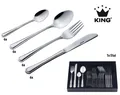 Produktbild: KING Besteck-Set »Düsseldorf« (25-tlg), 6 Personen, Edelstahl 18/0, Besteck im zeitlosen Design, mit Besteck-Etui