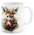 Produktbild: MoonWorks Tasse Tasse Weihnachten Wintertasse Weihnachtstasse XMAS Schneemann Wichtel, Keramik