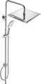Produktbild: JOHO Duschset ohne Armatur, Chrom Duschstangeset Duschsäuleset, Regendusche Duschsystem mit Duschkopf aus rostfreiem Edelstahl 30x30cm eckig