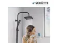 Produktbild: Schütte Duschset MALLORCA Regendusche ohne Armatur Schwarz