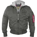 Produktbild: Alpha Industries MA-1 D-Tec Bomberjacke repl.-grey, Größe M