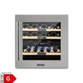 Produktbild: Klarstein Vinsider 36 Weinkühlschrank 2 Kühlzonen 5-22°C 85l Edelstahl