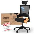 Produktbild: Ergotopia NextBack | Ergonomischer Bürostuhl 150kg belastbar gegen Rückenschmerzen | Schreibtischstuhl ergonomisch | Bürostuhl ergonomisch Testsieger, Office Chair - 5 Jahre Garantie