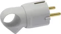 Produktbild: LEGRAND Schutzkontakt-Stecker Knickschutz mit Ausziehhilfe grau