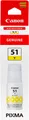 Produktbild: Canon GI-51Y Nachfülltinte (für Canon, x, für Canon MegTank Drucker u.a. G3 Serie)