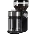 Produktbild: Caso 1833 Barista Crema Kaffeemühle Edelstahl-Schwarz Audio- & Video-Kabel, Aromaschonendes Mahlen mit Scheibenmahlwerk