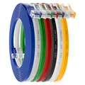 Produktbild: Patchkabel Flachkabel Netzwerkabel Ethernet Internet LAN Gigabit DSL RJ45 CAT 6
