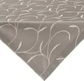 Produktbild: Erwin Müller Tischwäsche, Mitteldecke, Tischdecke Uni, Remscheid Taupe Größe 80x80 cm - hochwertige Qualität mit Fleckschutz ausgerüstet und Kuvertsaum, Rankenmuster