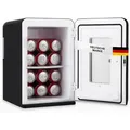 Produktbild: Sommertal Ks15 Mini Kühlschrank, Zum Kühlen Und Heizen, Volumen 15l, Ac Für Haus Steckdose Und Dc Für Auto 12v Betrieb, Bierkühlschrank Lautlos Getränkekühlschrank Klein