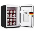 Produktbild: Sommertal Ks15 Mini Kühlschrank, Zum Kühlen Und Heizen, Volumen 15l, Ac Für Haus Steckdose Und Dc Für Auto 12v Betrieb, Bierkühlschrank Lautlos Getränkekühlschrank Klein