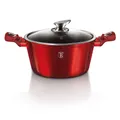 Produktbild: BerlingerHaus Burgundy Metallic Kochtopf inkl. Deckl 20 cm Antihaft Küche  - Neu