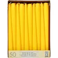 Produktbild: STARPAK Leuchterkerzen 22 mm gelb 50er Pack - Gelb