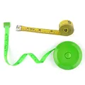 Produktbild: WINTAPE Körpermaßband - Weiches, Einziehbares Doppelseitiges Maßband für Nähen und Handwerk - 150cm Grün (2 Stück)