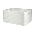 Produktbild: Rotho Aufbewahrungsbox  COUNTRY ¦ weiß ¦ Kunststoff ¦ Maße (cm): B: 27,8 H: 19,1