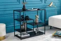 Produktbild: riess-ambiente Standregal DURA STEEL 90cm schwarz - Metall, 5 Ablagen, pulverbeschichtet, 1-tlg., Industrial Raumteiler mit Stauraum – ideal für Wohnzimmer & Büro