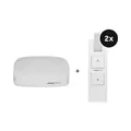 Produktbild: HOMEPILOT Gateway premium + Gurtwickler RolloTron pure smart - 2er-Set (+GRATIS Hombli Lichterkette)