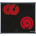 Produktbild: Bosch HBD231CR62 Set Backofen HBF133BR0 Edelstahl + Glaskeramikkochfeld PKN645BA2E + Backblech HEZ431002 - Silber
