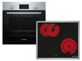 Produktbild: Bosch HBD231CR62, Keramik, 4 Zone(n), Glaskeramik, Schwarz, Berührung, 58,3 cm