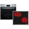 Produktbild: BOSCH Backofen-Set, mit Teleskopauszug nachrüstbar, TouchControl-Bedienung