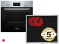 Produktbild: Set Backofen + Glaskeramikkochfeld Bosch HBD231CR62 Heißluft Bräterzone