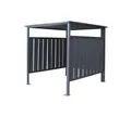 Produktbild: Unterstand Fahrradgarage Fahrrad Überdachung anthrazit metall 203x180x210cm