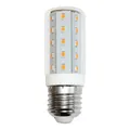 Produktbild: LED Leuchtmittel Röhre 4W E27 Corn 3000K warmweiß T30x88mm Sparlampe klar 360°