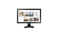 Produktbild: 24” monitor z ekranem dotykowym i metalową obudową, do pracy 24/7, szkło hartowa