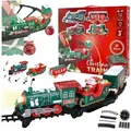 Produktbild: CEPEWA Spielzeug-Eisenbahn Weihnachtszug für Tannenbaum Ø80cm PE Licht Sound Lokomotive 3 Waggons