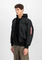 Produktbild: Alpha Industries Bomberjacke MA-1 ZH Back Print Kunstfaser, slim fit
