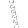 Produktbild: Layher Anlegeleiter Topic 1042, extrabreit, Länge 2,65m, Schwerlastleiter, aus Aluminium mit 10 Stufen