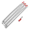 Produktbild: Wiltec Auffahrrampe 226 cm 340 kg für ATV Quad Motorrad, Aluminium Auffahrschiene faltbar, Verladerampe rutschsicher